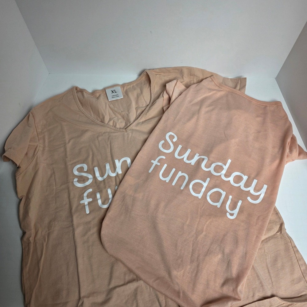 Sunday Funday Mommy & Fur Baby Matching Shirts Dog clothes Puppy - Picture 1 of 5